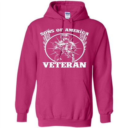 Military T-shirt Sons Of America Veteran Heliconia