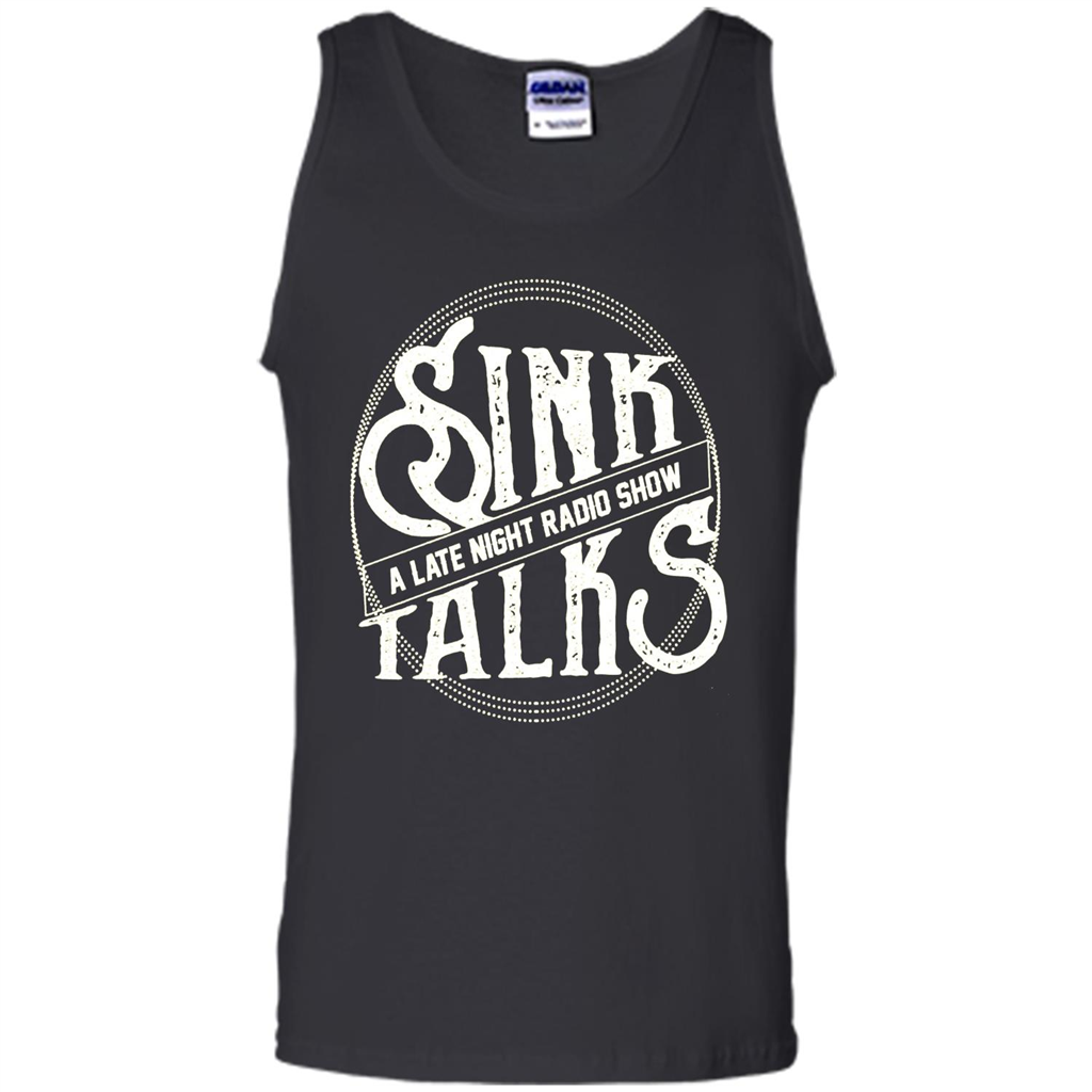 Sink Talks T-Shirt A Late Night Radio Show Black