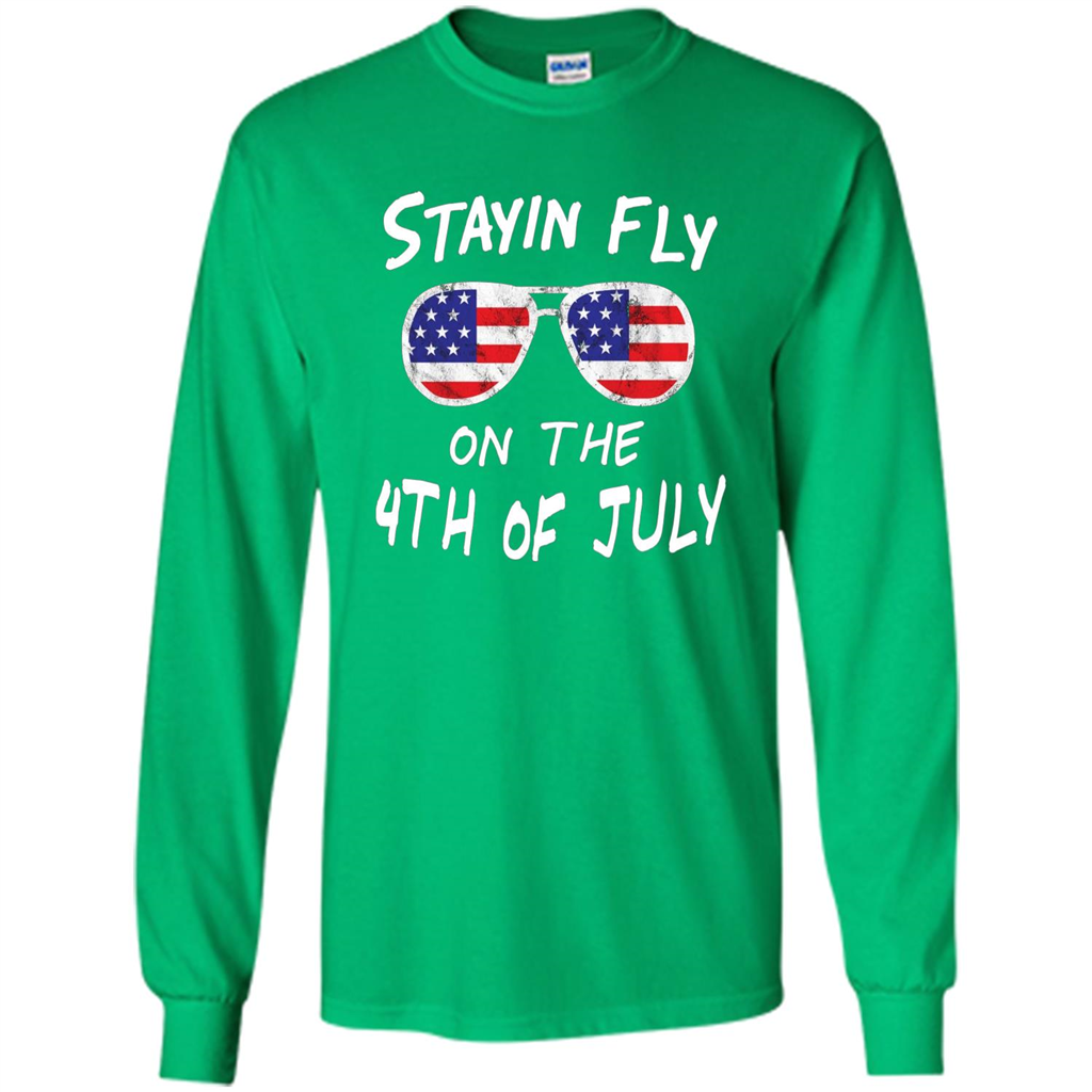 Independence Day T-shirt Stayin Fly On The 4th Of July Irish Green