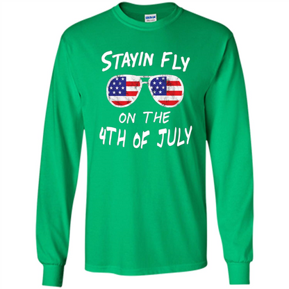 Independence Day T-shirt Stayin Fly On The 4th Of July Irish Green