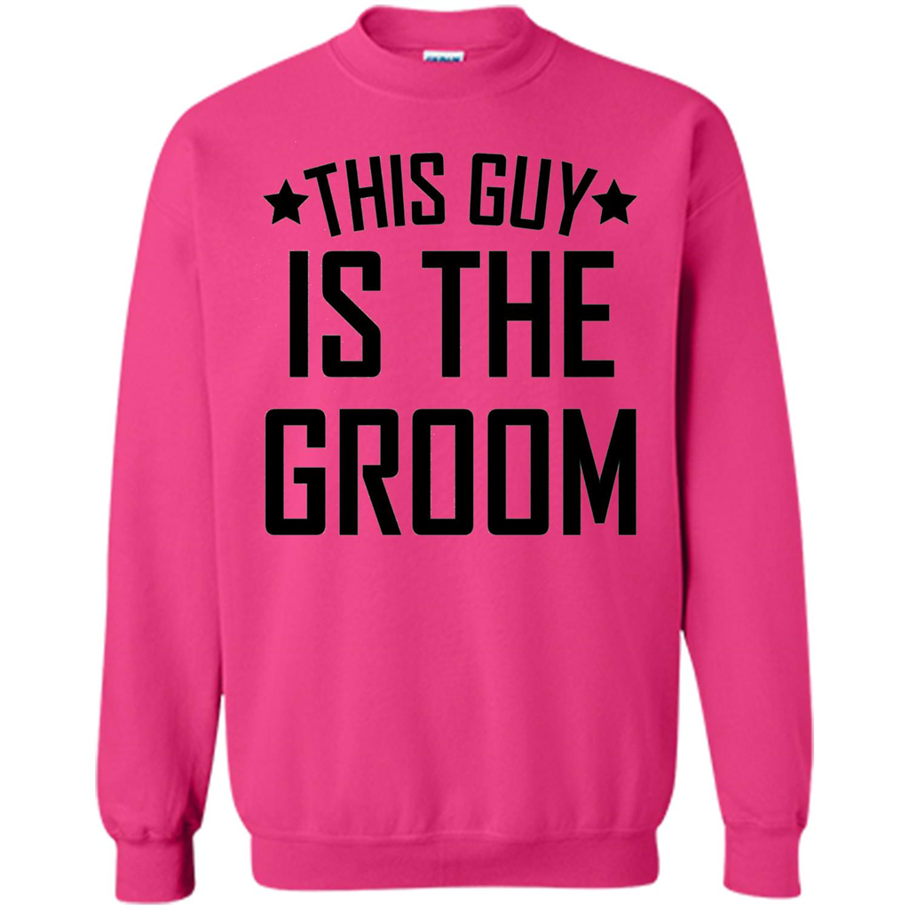 Men's This Guy Is The Groom Bachelor Party Wedding T-shirt Heliconia