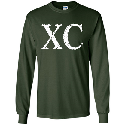 Roman Numeral 90 XC T-shirt Forest Green