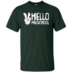 Hello Preschool T-shirt School Day T-shirt