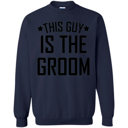 Men's This Guy Is The Groom Bachelor Party Wedding T-shirt Navy