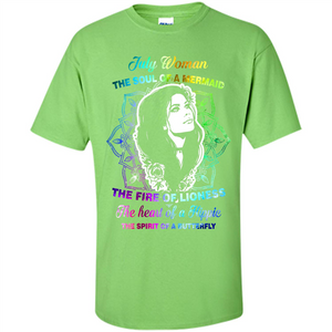 July Woman T-shirt The Heart Of A Hippie