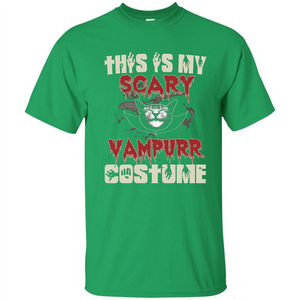 Halloween T-shirt This Is My Vampurr Costume T-Shirt