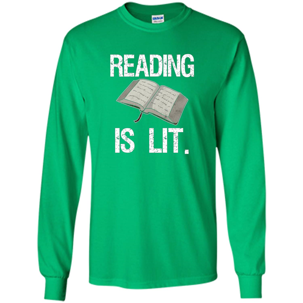 Book Reader T-shirt Reading is Lit T-shirt