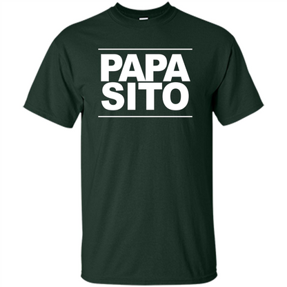 Fathers Day T-shirt Papa Sito Forest Green