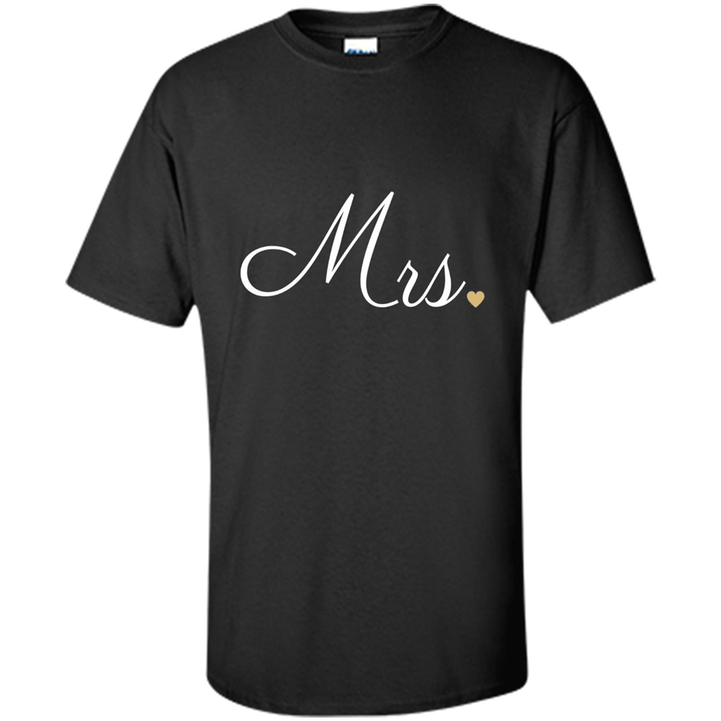 Mrs. Wedding T-shirt Black