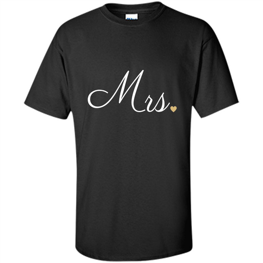 Mrs. Wedding T-shirt Black