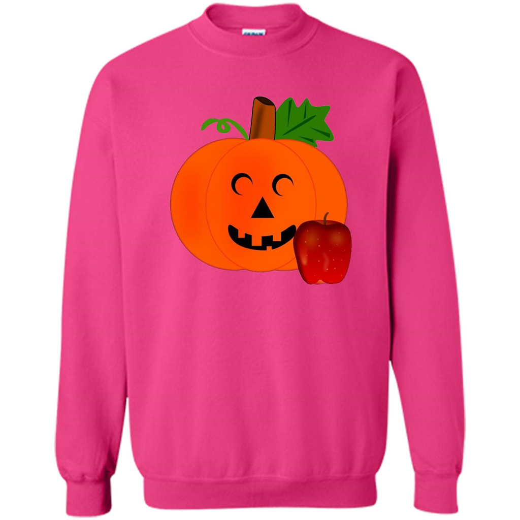 Cute Teacher Pumpkin Apple Halloween Costume T-shirt Heliconia