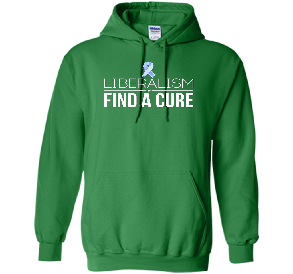 Liberalism Find a Cure T-Shirt. Democrat VS. Republican cool shirt