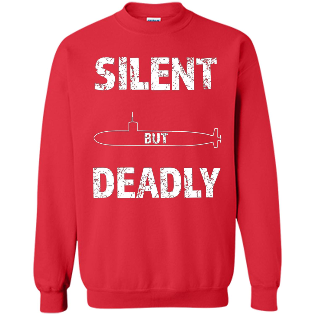 Submariners T-shirt Silent But Deadly T-shirt Red