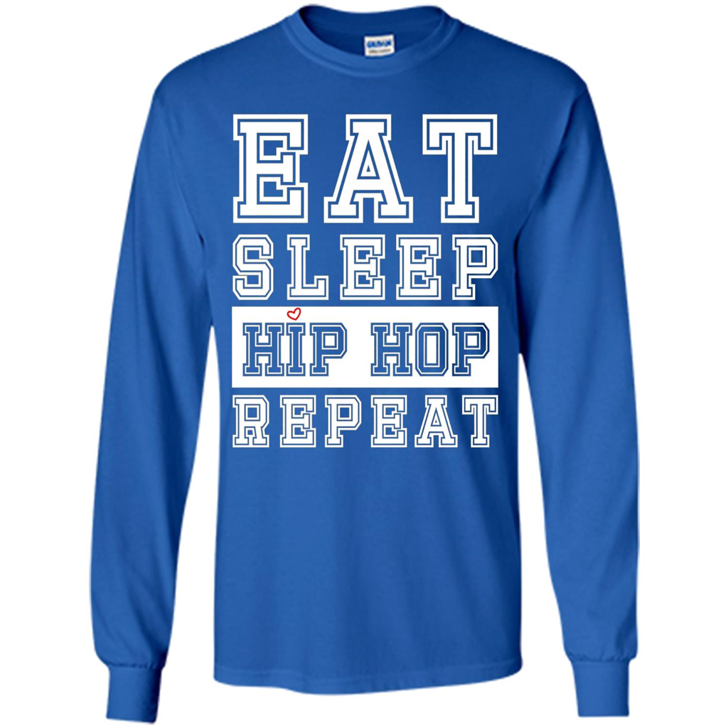 Eat Sleep Hip Hop Repeat T-shirt Royal