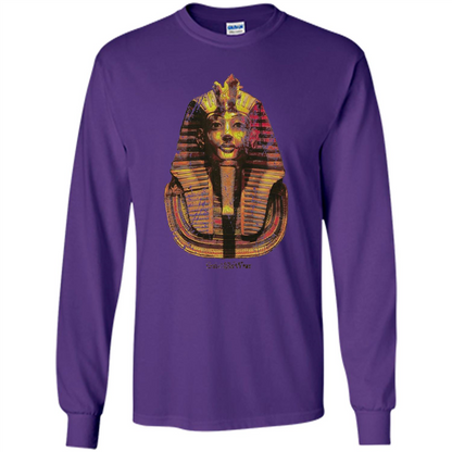 Distressed Pharoah T-shirt Purple