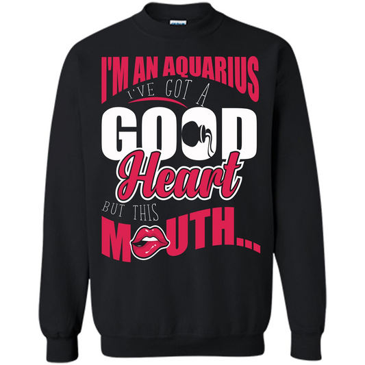 Aquarius T-shirt Im An Aquarius Ive Got A Good Heart Orange
