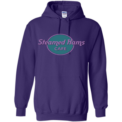 Steamed Hams Cafe T-shirt Purple