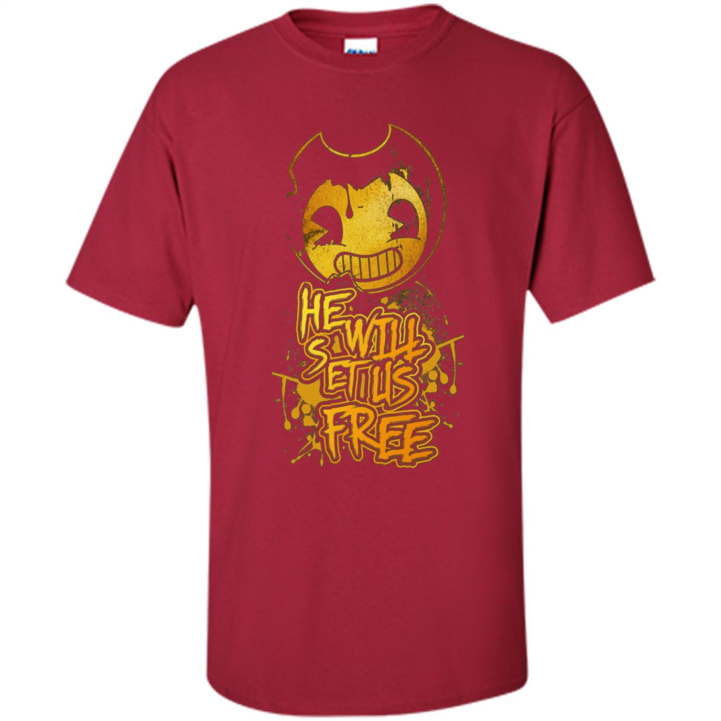 He Will Set Us Free T-shirt Cardinal