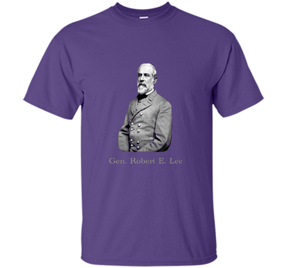General Robert E. Lee T-shirt Purple