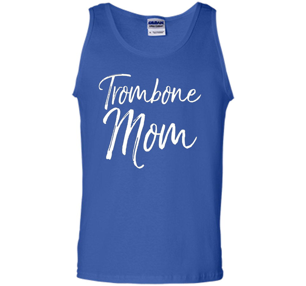 Trombone Mom Shirt Proud High School Marching Band Mother shirt Royal