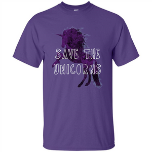 Unicorn T-shirt Save the Unicorns T-shirt