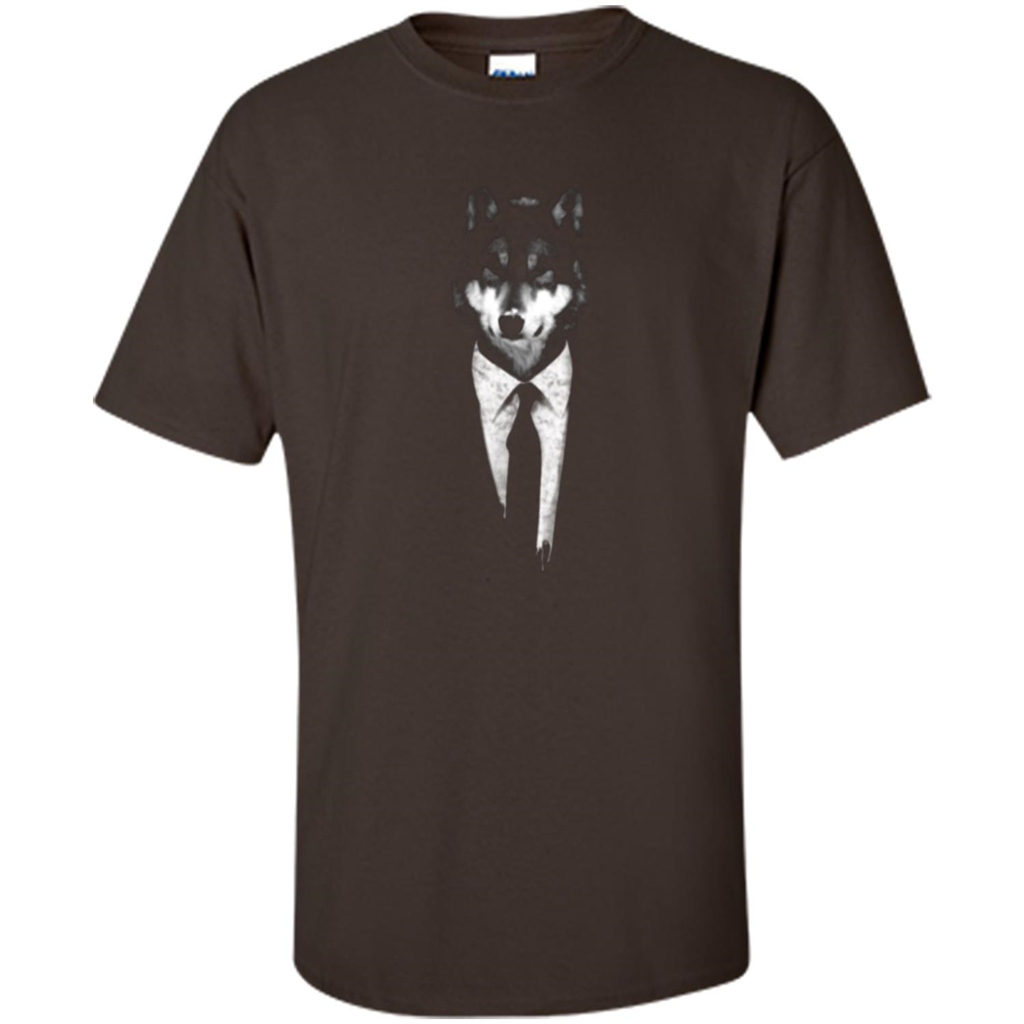 Mr Wolf T-shirt Dark Chocolate