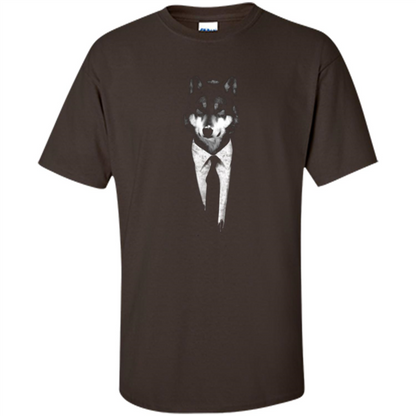 Mr Wolf T-shirt Dark Chocolate
