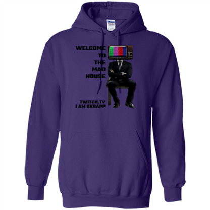 Welcome To The Mad House - I Am Skrapp T-shirt Purple