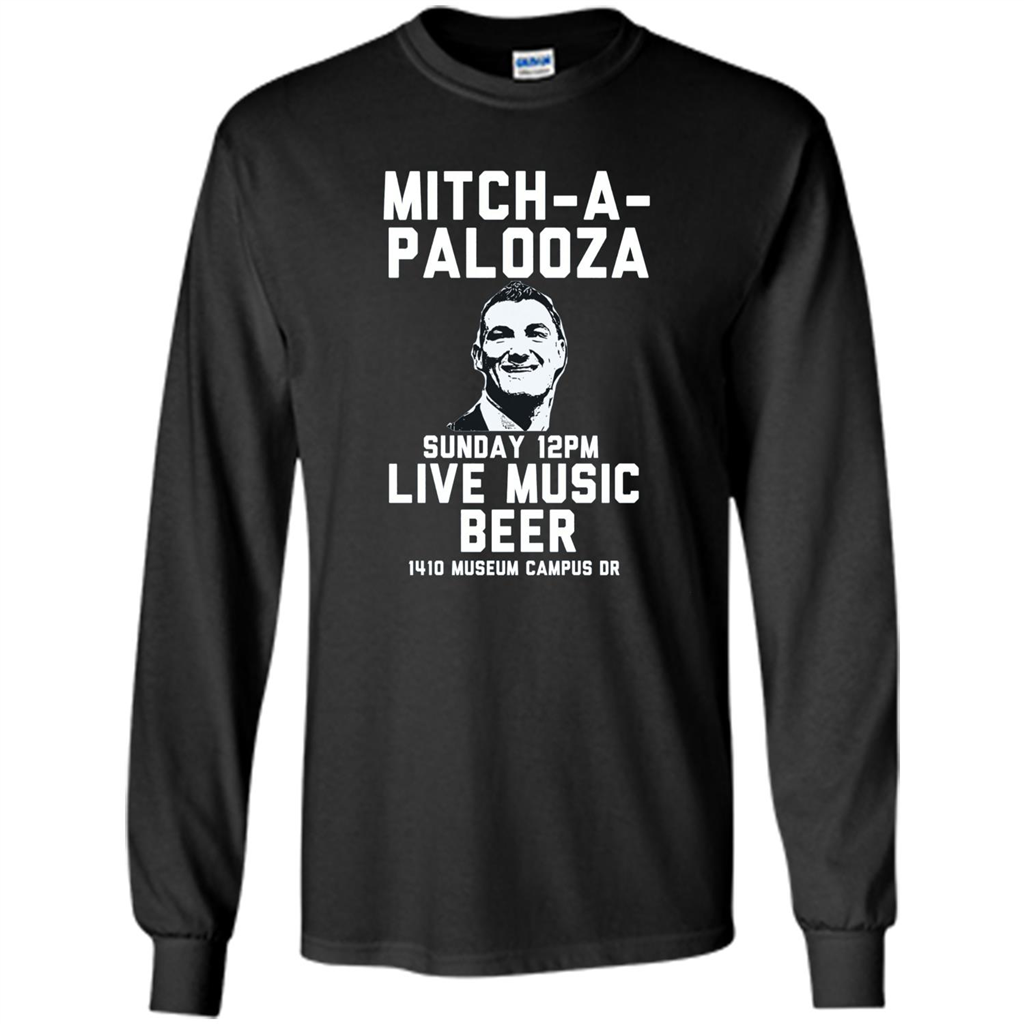 Mitch-a-palooza Live Music Beer T-shirt Black