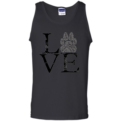 Paw T-shirt Animal Lover T-shirt Black