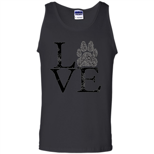 Paw T-shirt Animal Lover T-shirt Black