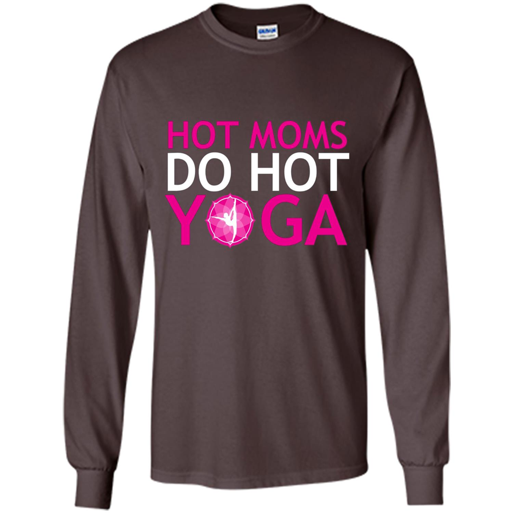 Hot Moms Do Hot Yoga T-shirt Dark Chocolate