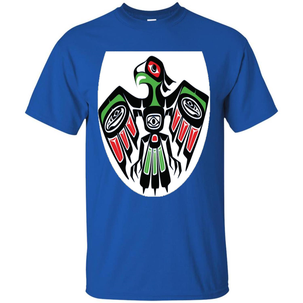 Native American Eagle T-shirt Royal