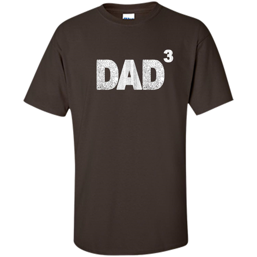 Fathers Day T-shirt Dad 3 Dark Chocolate