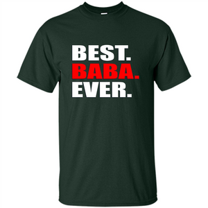Fathers Day T-shirt Best Baba Ever