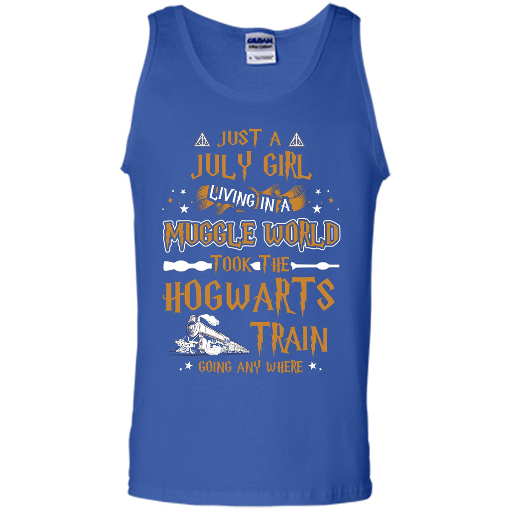 Harry Potter T-shirt Just A July Girl Living In A Muggle World