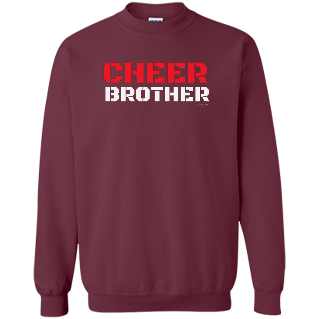 Cheer Brother T-Shirt for Brothers of Cheerleaders Maroon