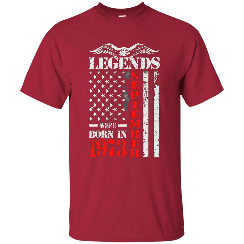 Legends Were Born In September 1973 T-shirt Cardinal