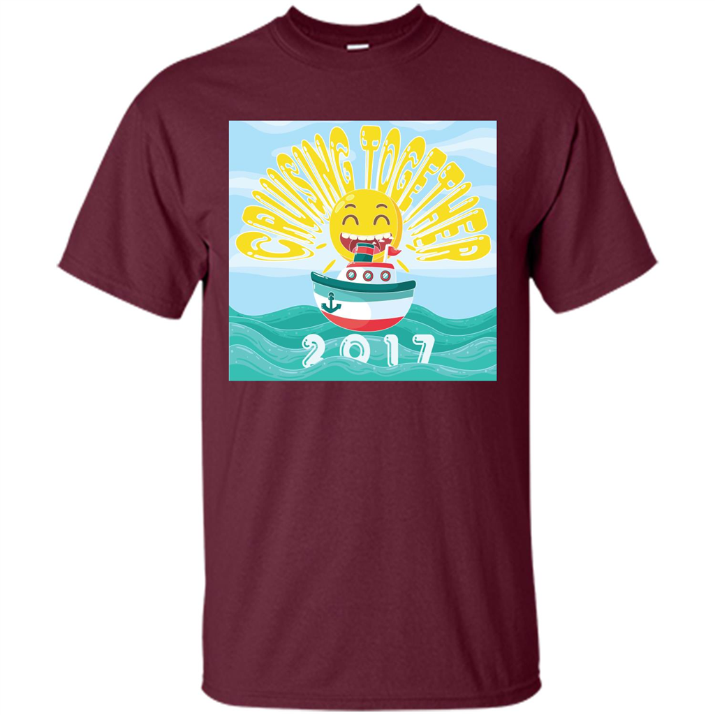 Cruising Together T-shirt Maroon