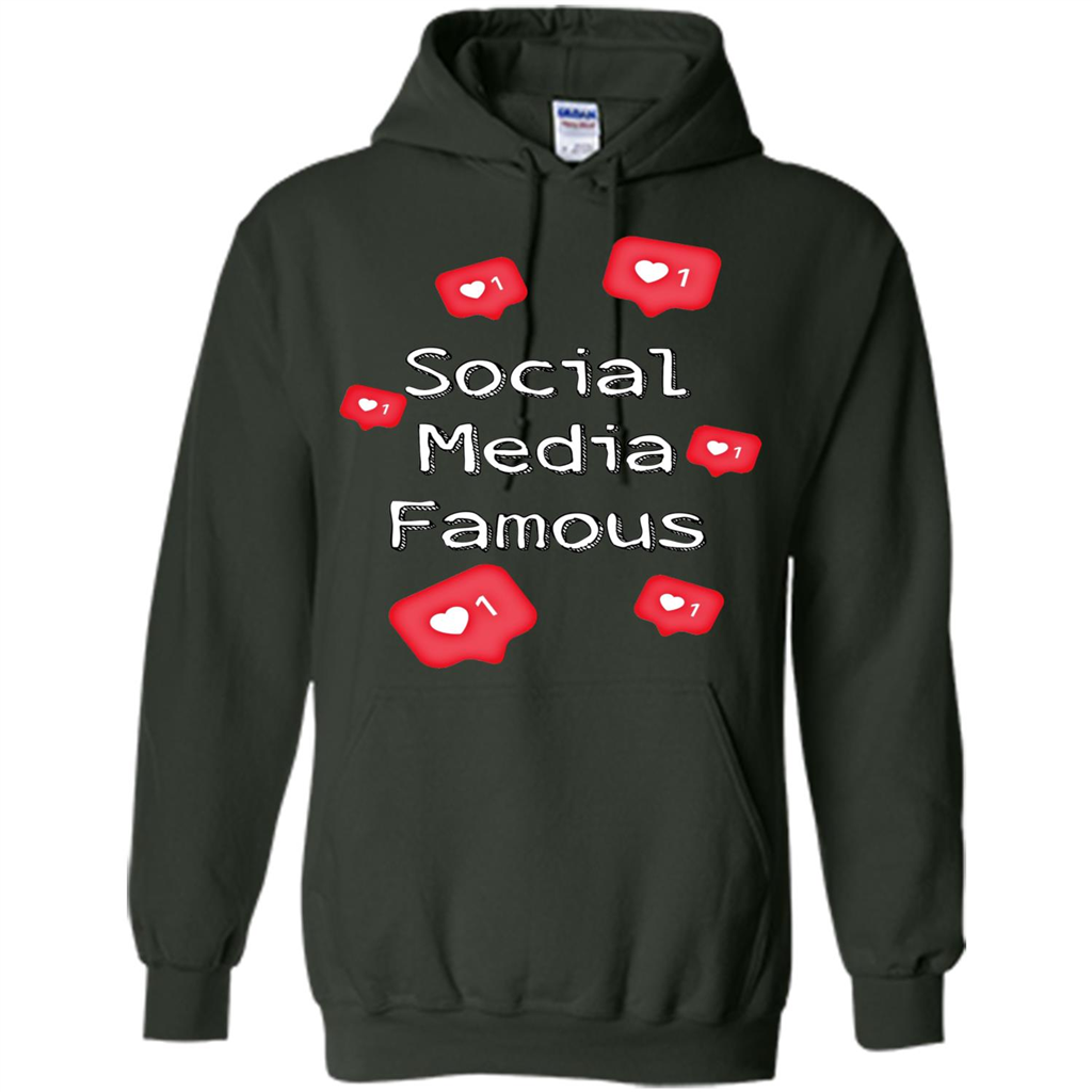 Social Media Famous T-shirt Forest Green