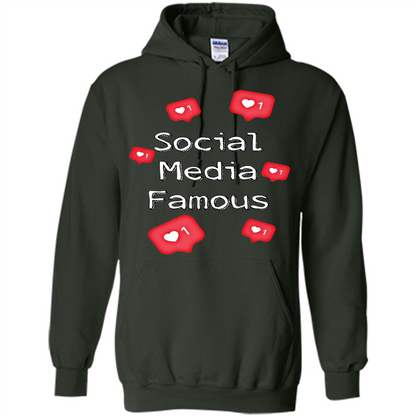 Social Media Famous T-shirt Forest Green