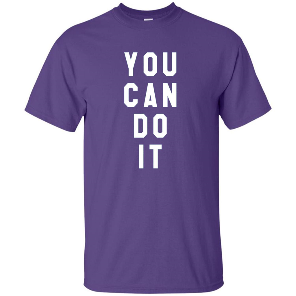 You Can Do It T-Shirt Purple