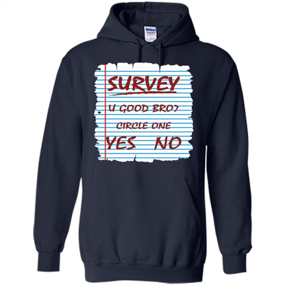 Survey You Good Bro T-shirt Navy