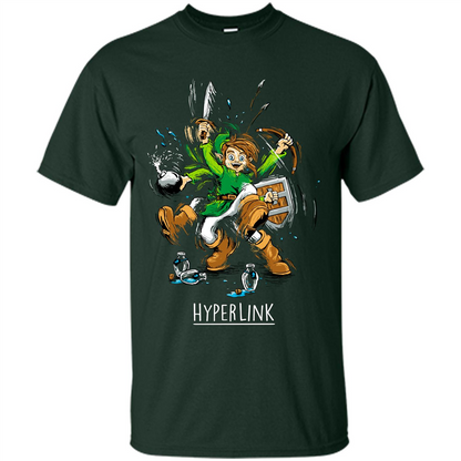 Gamer T-Shirt HyperLink Forest Green