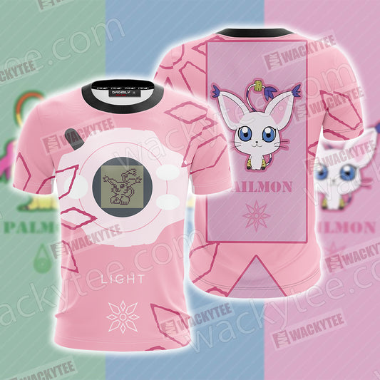 Digimon Tailmon The Crest Of Light Unisex 3D T-shirt