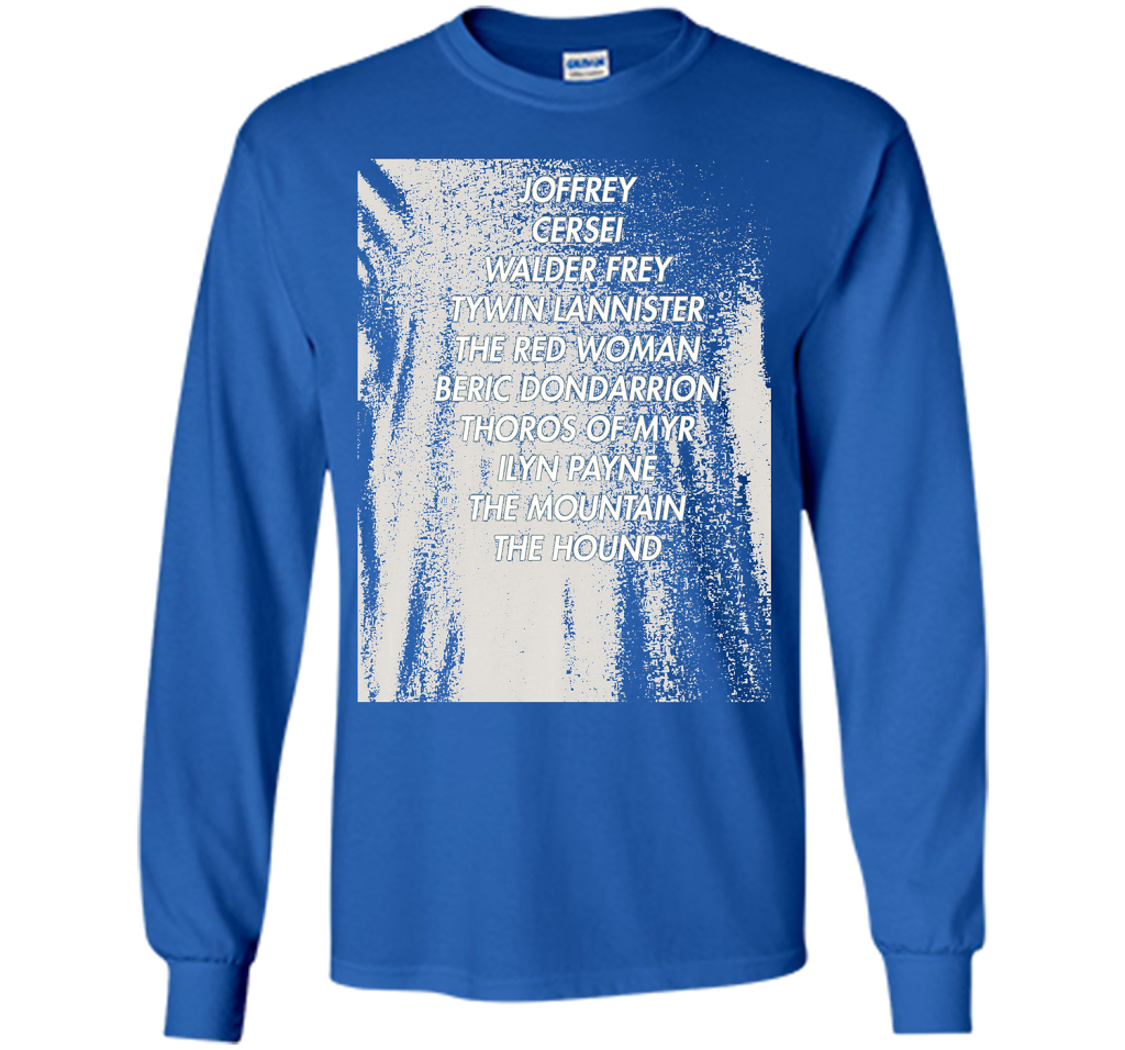 Arya Kill List T-Shirt cool shirt Royal