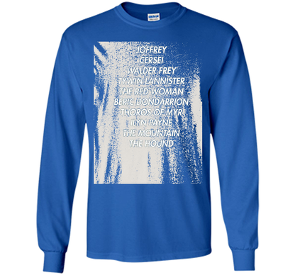 Arya Kill List T-Shirt cool shirt Royal