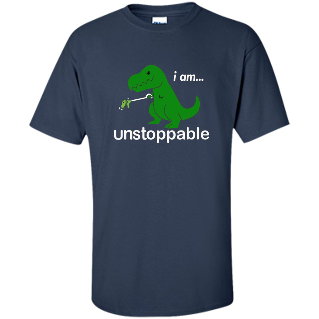 Rex Dinosaur T-shirt I Am Unstoppable Navy