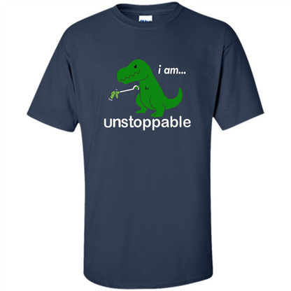 Rex Dinosaur T-shirt I Am Unstoppable Navy