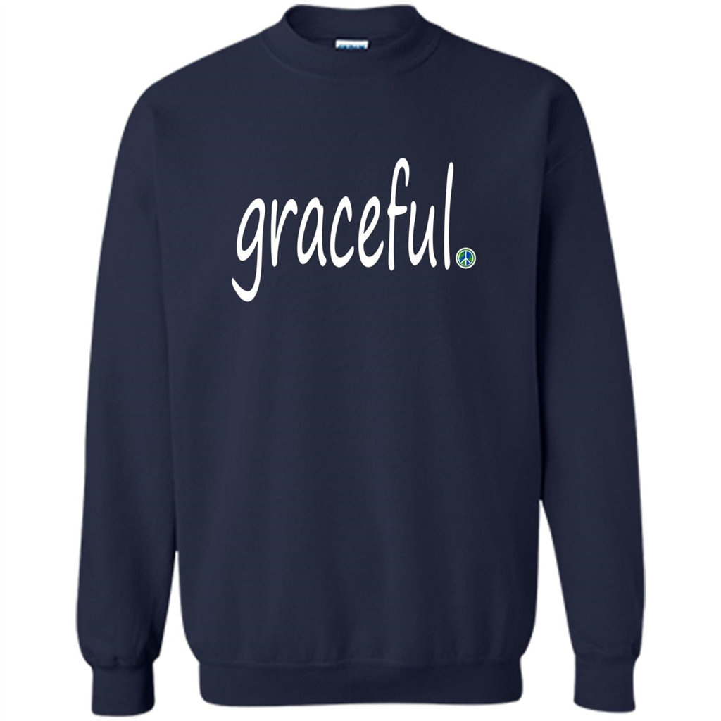 Graceful T-shirt World Peace Point Navy